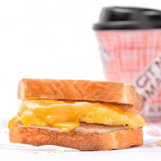 Ham, Egg, & Cheese on Texas Toast
