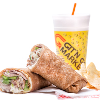 Philly Beef 'N Swiss Wrap